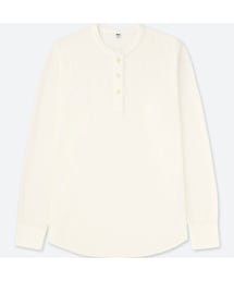 UNIQLO | ワッフルヘンリーネックT（長袖）(Tシャツ/カットソー)