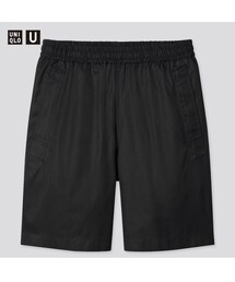 UNIQLO U | イージーワイドフィットショートパンツ 09 BLACK Mサイズ(その他パンツ)