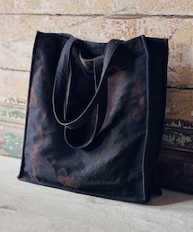 YOKE for Harmonia | STILL JACQUARD TOTE BAG  NAVY(トートバッグ)