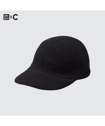 UNIQLO:C | アジャスタブルウールキャップ  BLACK  Free(キャップ)
