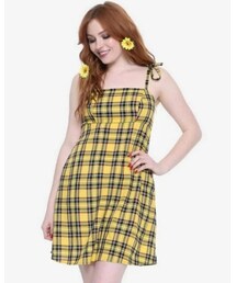 Hot Topic | Yellow Plaid Cami Dress(ワンピース)