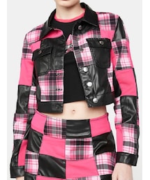dELiA*s | Scream And Shout Patchwork Jacket(ライダースジャケット)