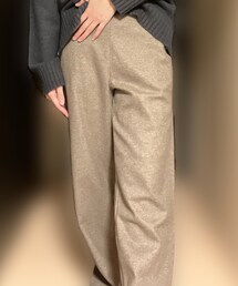 UNIQLO | ブラッシュドジャージーストレートパンツ　2,990円(パンツ)