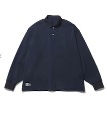 FreshService | freshservice  DRY PIQUE JERSEY L/S POLO NAVY M(ポロシャツ)