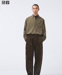 UNIQLO | コーデュロイタックワイドパンツ(パンツ)