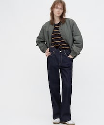 UNIQLO | バギージーンズ NAVY 27(デニムパンツ)