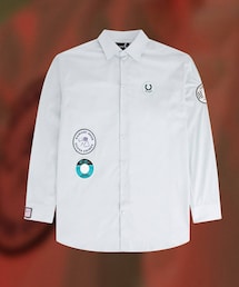 FRED PERRY | RAF SIMONS Oversized Patched Shirt(シャツ/ブラウス)