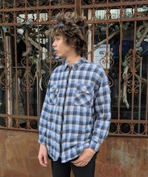 VINTAGE | キルティングネルシャツ(シャツ/ブラウス)