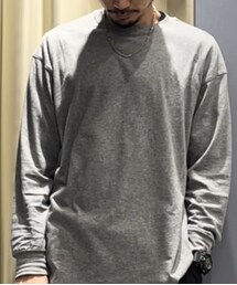 CRAFT STANDARD BOUTIQUE | 品番:PA23M1C0530  品名:CREW NECK L/S TEE(Tシャツ/カットソー)