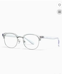 JINS | ＜R!M＞ Oversized Lightframe クリア・アッシュグラデ(メガネ)