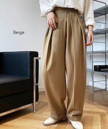 ma.dear | タックワイドパンツ M(その他パンツ)