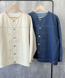 しまむら | えださんコラボ デニムジャケット・ネイビー(ジャケット/アウター)