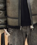 ZARA(ザラ)の「ジャケット/アウター(ムートンコート)」