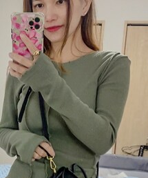 SLY | 2WAY CRUSHED CUT S/OP クラッシュ カット ショート ワンピース(ドレス)