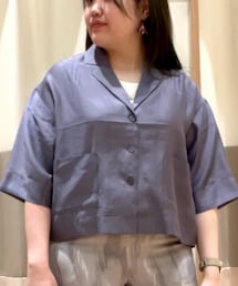 Samansa Mos2 blue | シャツ/ブラウス