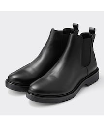 GU | リアルレザーサイドゴアブーツ(ブーツ)