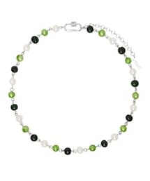 VEERT | White Gold 'The Single Multi Green Freshwater Pearl' Necklace(ネックレス)