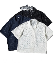 AGILITY | Pointelle-Knit Shirt [O-PS18](シャツ/ブラウス)