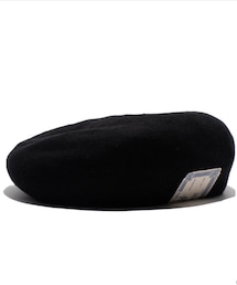 THE H.W. DOG & CO.  | COTTON BASIC BERET - Black D-01057(帽子)