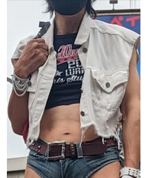 me+em select | デニムベスト、サイズはレディースF✨(ベスト)