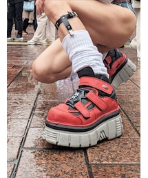 NEW ROCK | NewRockのM285-S39❗おしゃれなのに大きいサイズあるから助かります✨通りすがりの方から、おしりハミ出るホットパンツ笑われた時でも、このスニーカーだけはカッコいいって褒められたこと何度もあるから自信つく✨(スニーカー)