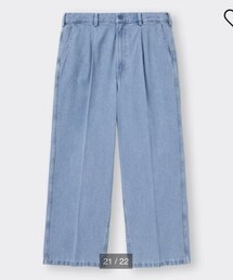 GU | Denim baggy slacks(デニムパンツ)