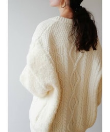 CLANE | CABLE BOA KNIT BLOUSON(ブルゾン)