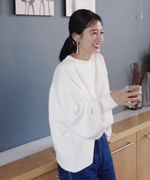 CLANE | THERMAL VOLUME SLEEVE TOPS(Tシャツ/カットソー)