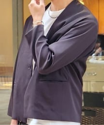 WYM LIDNM | ノーカラージャケット