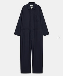 markaware | スーパー120's ウール トロピカル オールインワン, Navy(つなぎ/オールインワン)