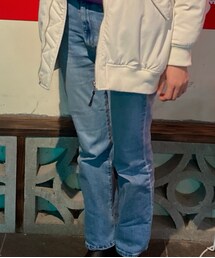 UNIQLO | スリムフレアジーンズ(デニムパンツ)