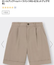 GU | ロールアップヘムハーフパンツ(パンツ)