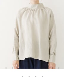 Crea delice | オーガニックリネンラグラン袖ブラウス (シャツ/ブラウス)