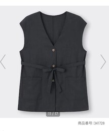 GU | ベルテッドジレ　商品番号：341728(ベスト)