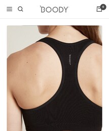BOODY | レーサーバック スポーツ ブラ(スポーツブラ)