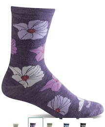 SockWell | [LD191W]BIG BLOOM　Plum(ソックス/靴下)