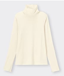 GU | ソフトリブタートルネックT(Tシャツ/カットソー)