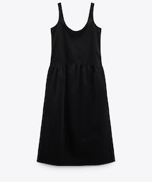 ZARA | パフナイロンワンピース(ワンピース/ドレス)