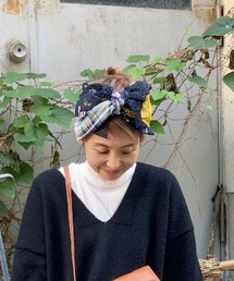 MAM | Mix colors/Navy (ヘアバンド)