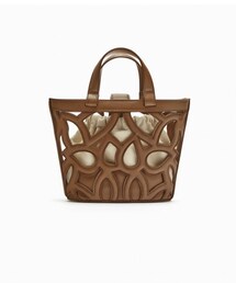 ZARA | カットワークミニトートバッグ(バッグ)