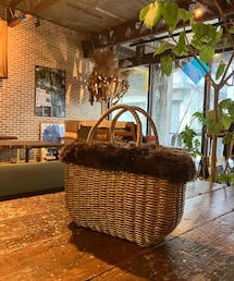 crerrie | ファー付きかごバッグ(かごバッグ)