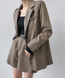 merongshop | トレンディジャケット×パンツセットアップ(テーラードジャケット)