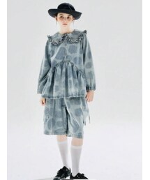 imakokoni | ドットデニムパンツ(デニムパンツ)