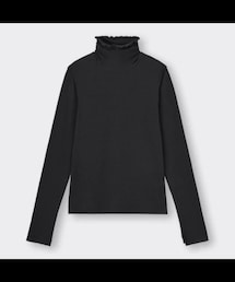 GU | ソフトリブタートルネック(トップス)