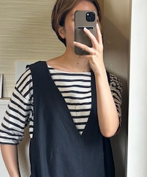 Samansa Mos2 blue | Tシャツ/カットソー