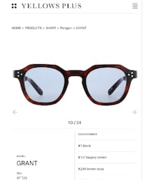 YELLOWS PLUS | YELLOWS PLUS GRANT(サングラス)