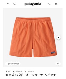 patagonia | メンズ・バギーズ・ショーツ５インチ(その他パンツ)
