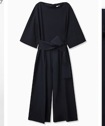 COS | RELAXED-FIT PLEATED JUMPSUIT ¥13500 S(サロペット/オーバーオール)