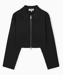 COS | ショート丈ミラノニットジャケット XS ¥15000(ジャケット/アウター)