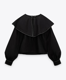 ZARA | マキシカラーポプリントップス ¥4990(シャツ/ブラウス)